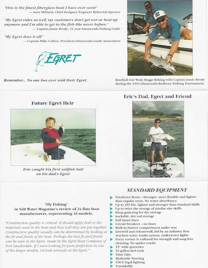 Egret Brochure Package
