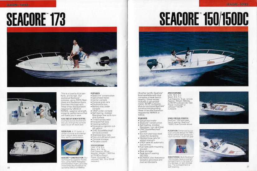 Sunbird 1991 Brochure