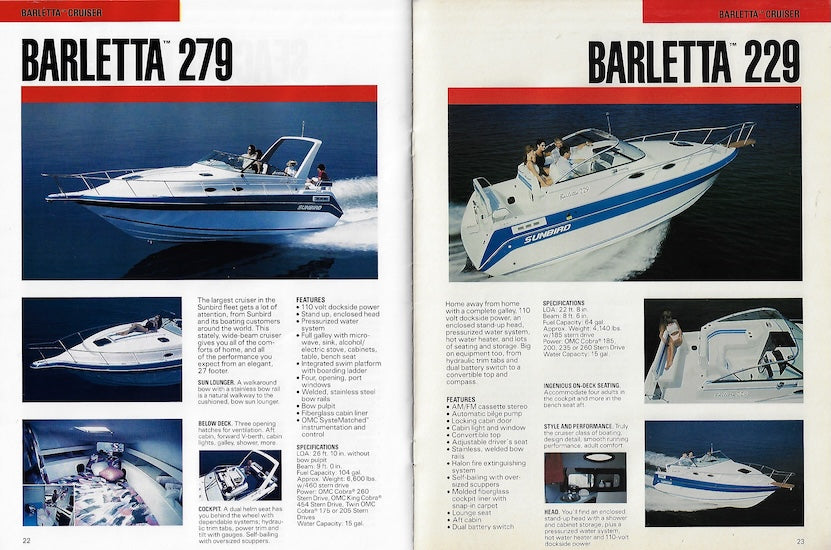 Sunbird 1991 Brochure