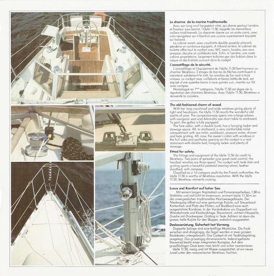Bénéteau Idylle 11.50 Brochure