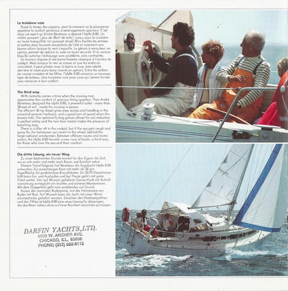 Bénéteau Idylle 8.80 Brochure
