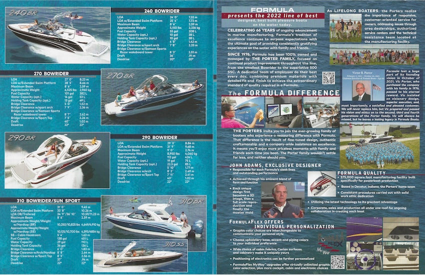 Formula 2022 Poster Brochure
