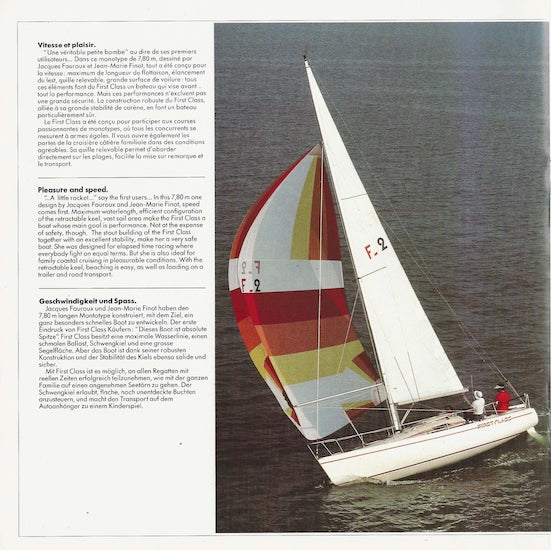 Bénéteau First Class 8 Brochure