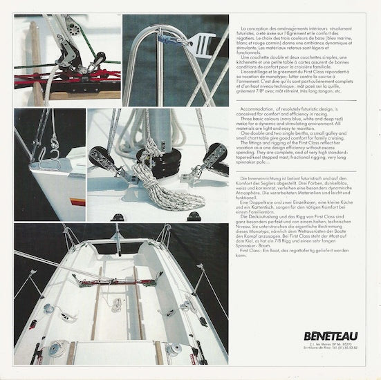 Bénéteau First Class 8 Brochure