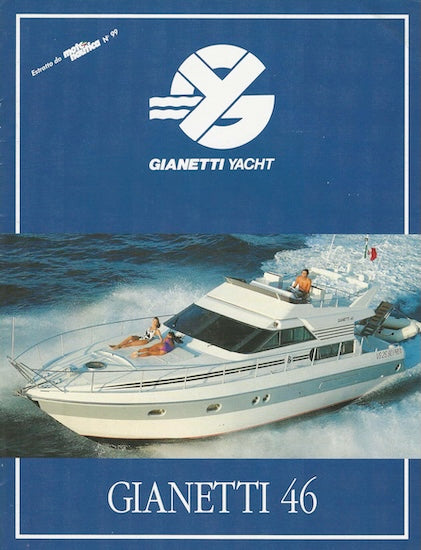 Gianetti 46 Moto Nautica Magazine Reprint Brochure
