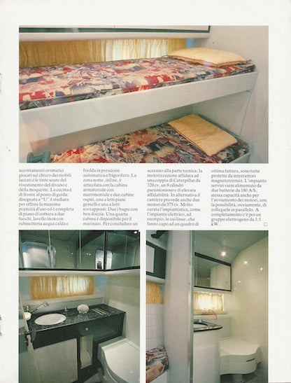 Gianetti 46 Moto Nautica Magazine Reprint Brochure