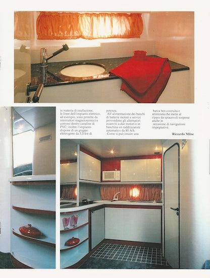 Gianetti 47 Open Moto Nautica Magazine Reprint Brochure