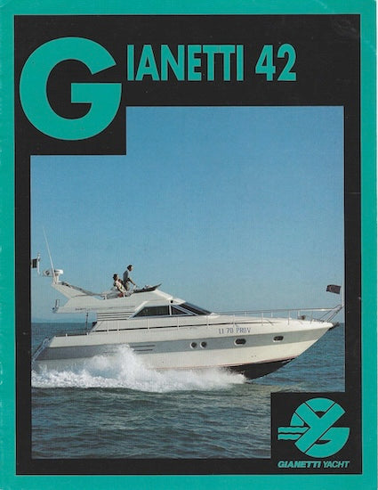 Gianetti 42 Moto Nautica Magazine Reprint Brochure