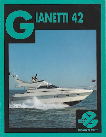Gianetti 42 Moto Nautica Magazine Reprint Brochure