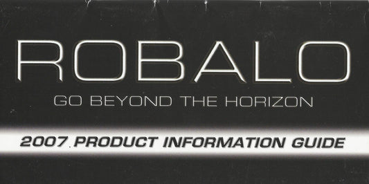 Robalo 2007 Specification Brochure