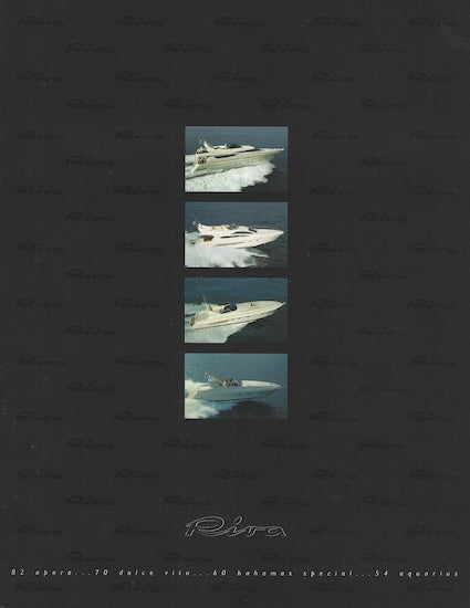 Riva 1990s Brochure