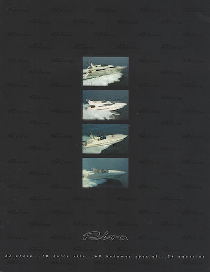 Riva 1990s Brochure