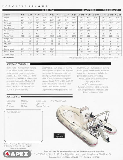 Apex Inflatables Brochure