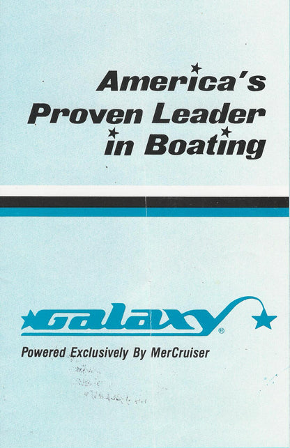 Galaxy 1980s Brochure