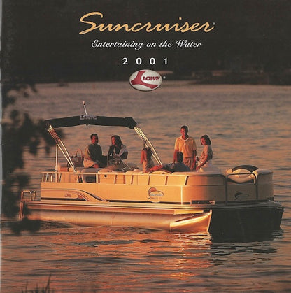 Lowe 2001 Suncruiser Pontoon & Deck Boat Brochure