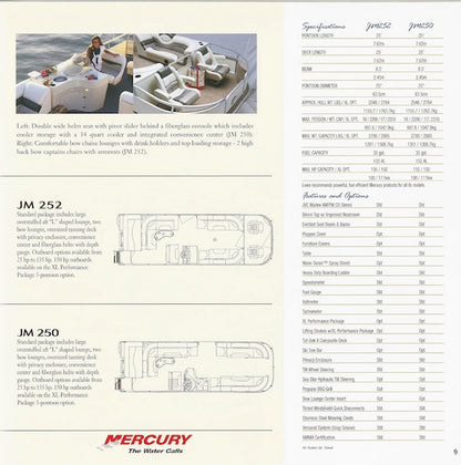 Lowe 2001 Suncruiser Pontoon & Deck Boat Brochure