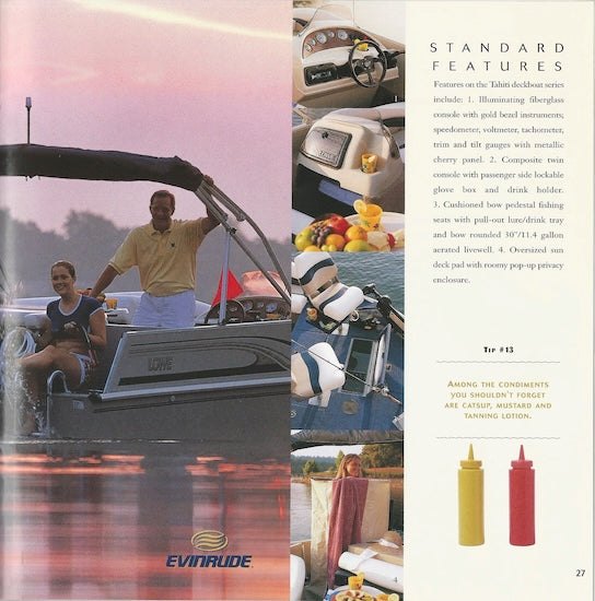 Lowe 2001 Suncruiser Pontoon & Deck Boat Brochure