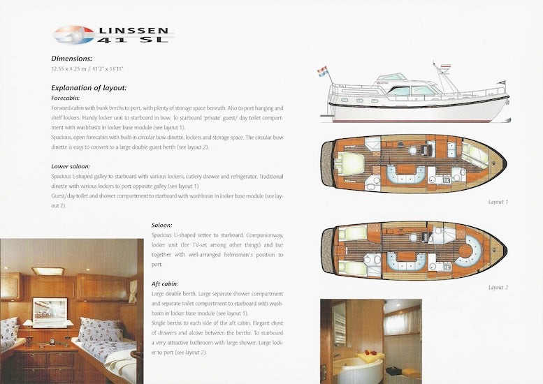 Linssen 2001 SL Series Brochure