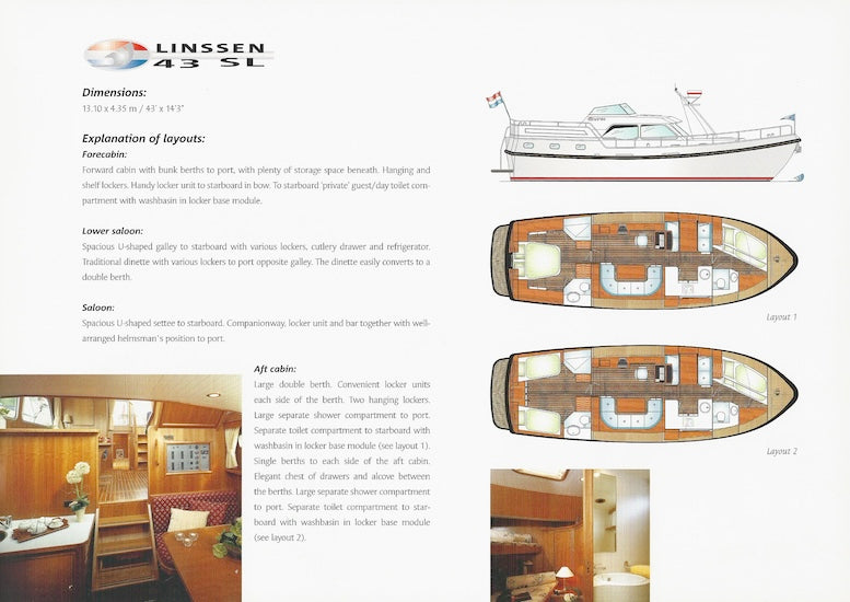 Linssen 2001 SL Series Brochure