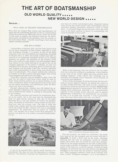 Riva Construction Brochure