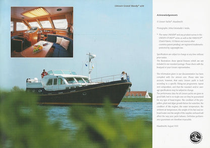 Linssen 2001/2002 Grand Sturdy Brochure