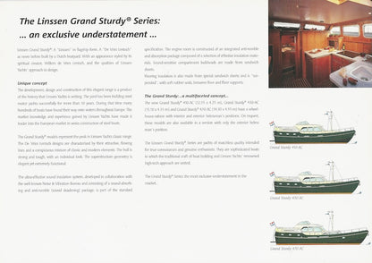 Linssen 2001/2002 Grand Sturdy Brochure