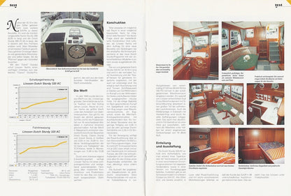 Linssen Dutch Sturdy 320AC Skipper Magazine Reprint Brochure