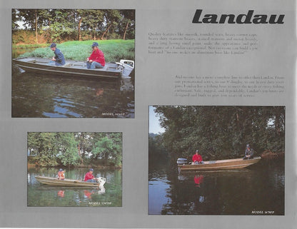 Landau 1985 Fishing Brochure