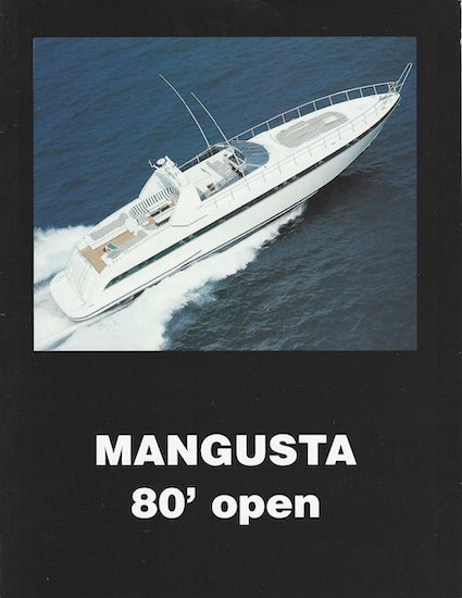 Mangusta 80 Open Brochure