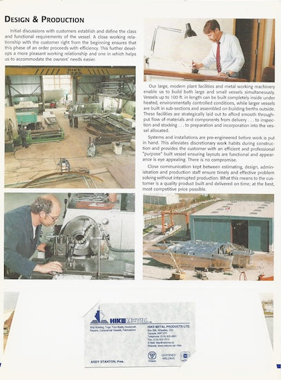 Hike Metal Folder Brochure