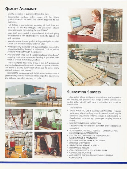 Hike Metal Folder Brochure