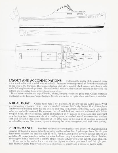 Crosby Striper 24 Brochure