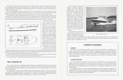 Crosby Canyon 30 / Hawk 29 Brochure