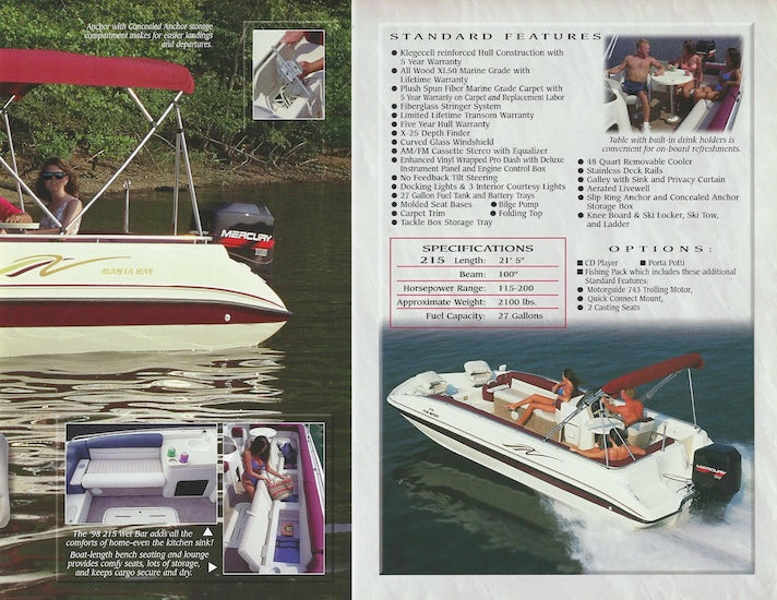 Manta Ray 1998 Brochure