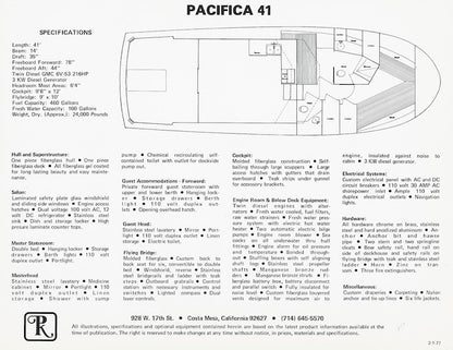 Pacifica 41 Launch Brochure