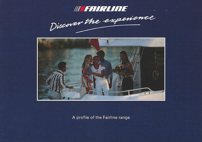 Fairline 1994 - 1995 Mini Brochure