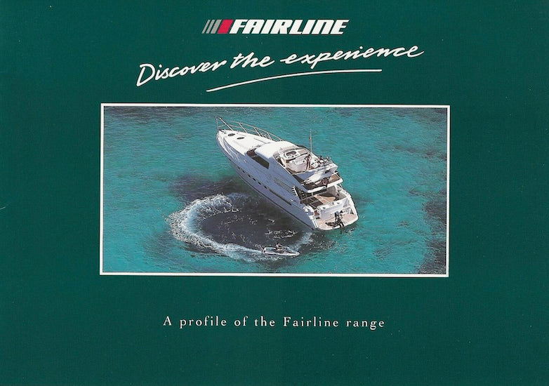 Fairline 1995 - 1996 Mini Brochure