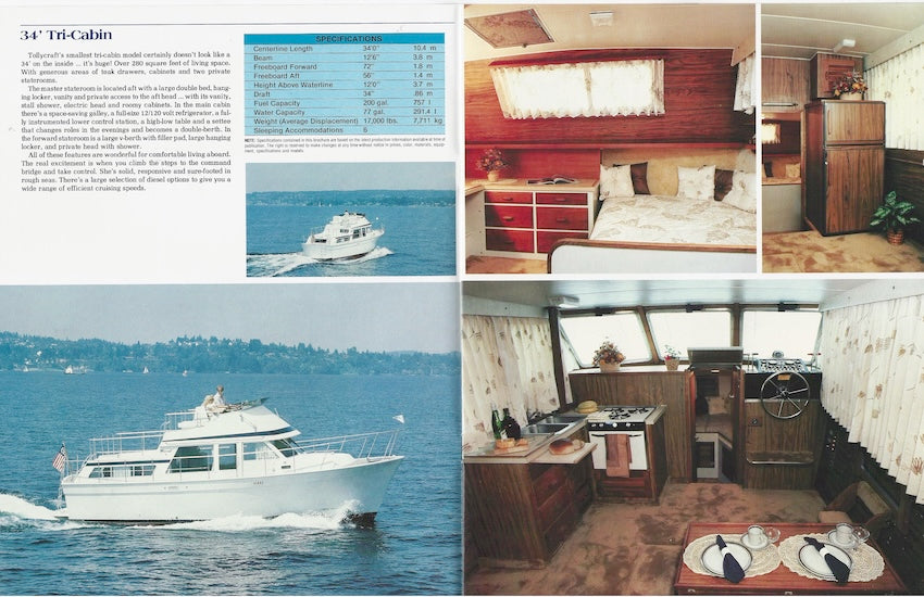 Tollycraft 1983 Brochure