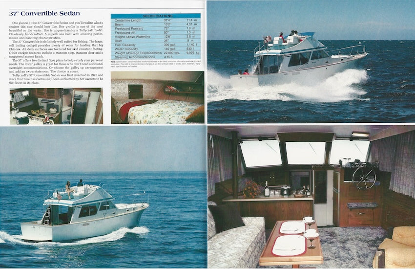 Tollycraft 1983 Brochure