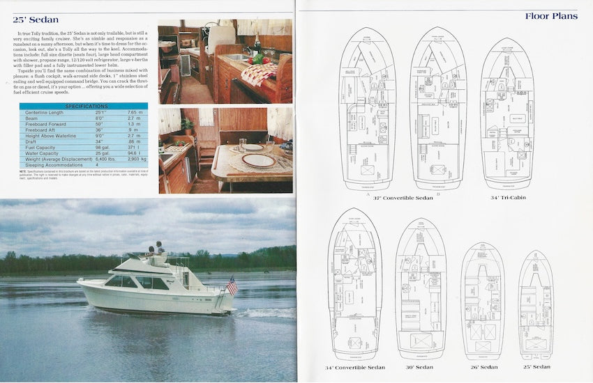 Tollycraft 1983 Brochure