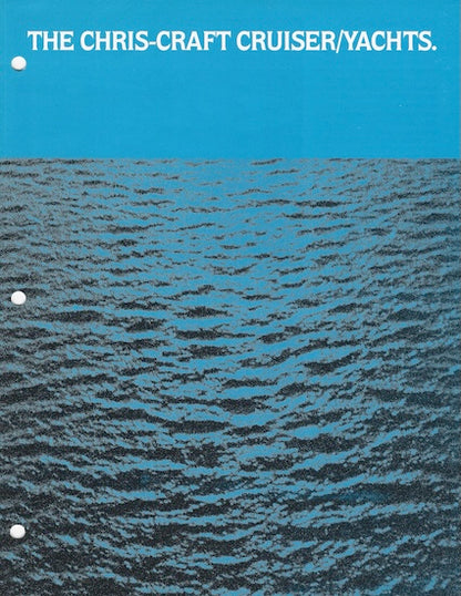 Chris Craft 1979 Cruisers Poster Brochure