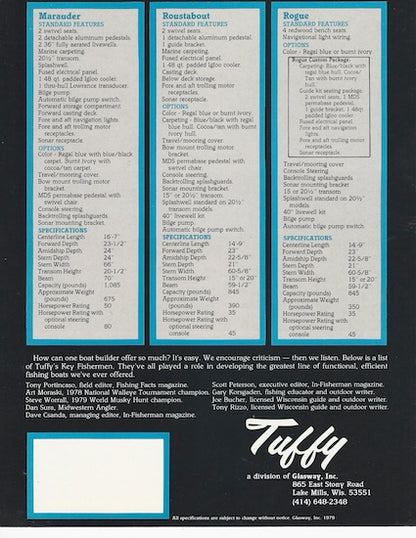 Tuffy 1980 Brochure