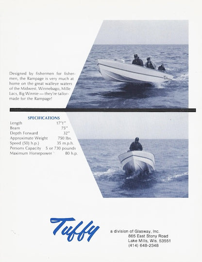 Tuffy Rampage Brochure