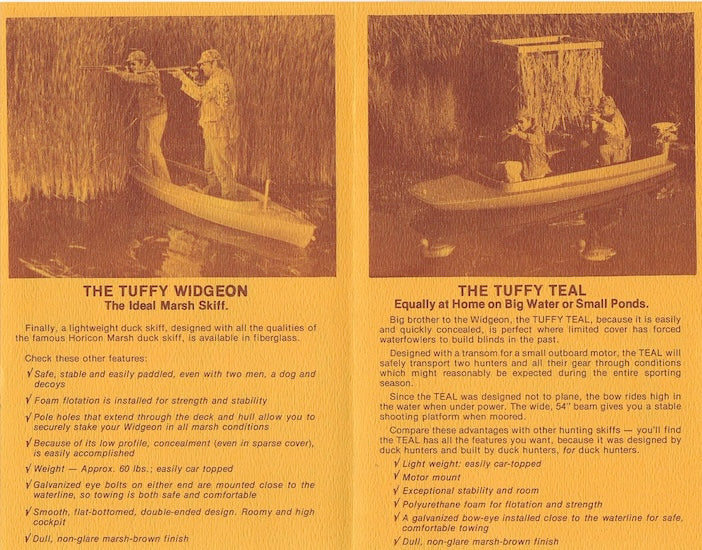 Tuffy Teal & Widgeon Brochure