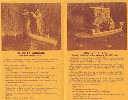 Tuffy Teal & Widgeon Brochure