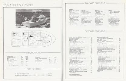 Bertram 1975/1976 Specification Brochure