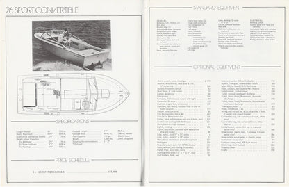 Bertram 1975/1976 Specification Brochure