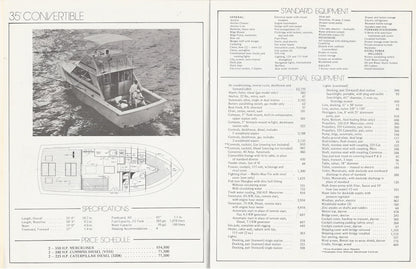 Bertram 1975/1976 Specification Brochure