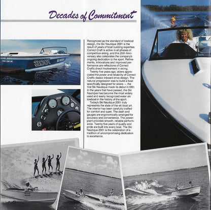 Correct Craft Ski Nautique 2001 Brochure