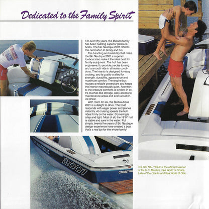 Correct Craft Ski Nautique 2001 Brochure